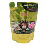 Шампунь для волос &quot;3 вида масел&quot; Deve 3 Natural Oils Shampoo (Horse Oil/Camellia Oil/Coconut Oil) 400 мл/запасной блок/Япония, шт