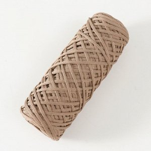 Шнур для вязания 100% полиэфир, ширина 3 мм 100м (латте)
