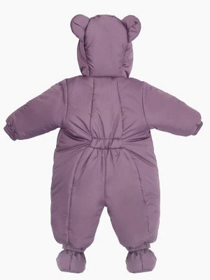 Комбинезон-трансформер зимний меховой AMAROBABY Snowy Travel, фиолетовый