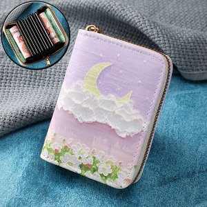 Компактный кошелек, женский мини-кошелек, экокожа