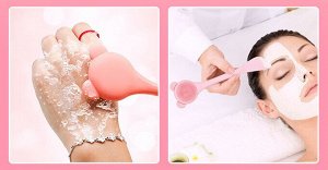 Силиконовая щёточка-шпатель для ухода за лицом
