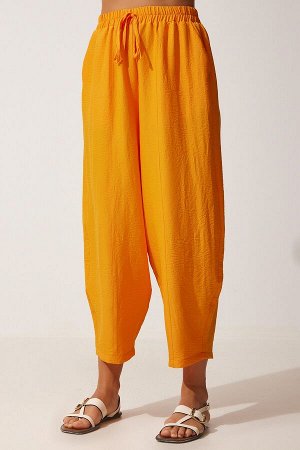 Женские оранжевые брюки Airobin Shalwar с карманами OH00046