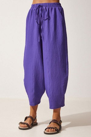 Женские фиолетовые брюки Airobin Shalwar с карманами OH00046