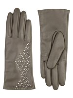 Перчатки женские 100% ш IS935 taupe #Серо-коричневый