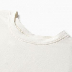 Комплект женский (футболка, шорты) MINAKU: Casual Collection, экрю