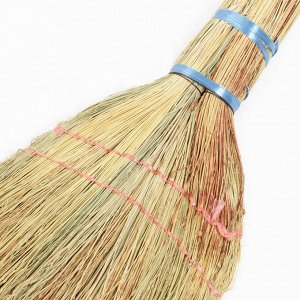 Веник для уборки Шафран «Сорго», двухпрошивной, малый, ручная работа, 58 см