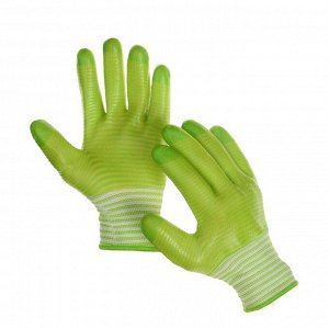 Перчатки нейлоновые, с ПВХ обливом, размер 9, Greengo