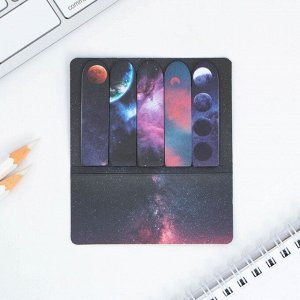 Стикеры закладки 5 шт., по 20 л. «Космос»