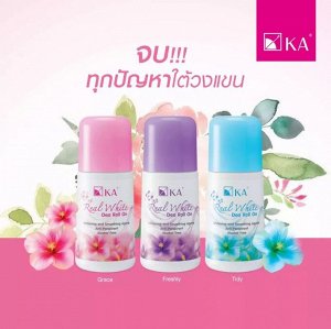 KA Real White Deo Roll on 25ml тайский парфюмированный отбеливающий дезодорант