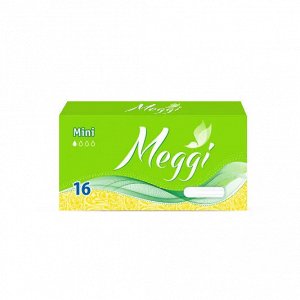 MEGGI Тампоны 7080 жен гигиенич.MINI (16 шт упаковка)