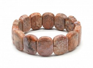 Браслет из Коралла сегмент 20*15мм, 55г