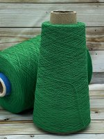 Пряжа для вязания 100 гр., Organic Coton 100% органический хлопок 2500 м/100 грамм  Дартмутский зеленый