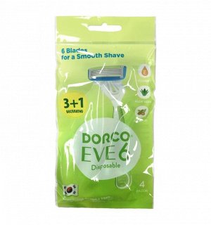 Дорко, Станок для бритья одноразовый EVE 6, Dorco