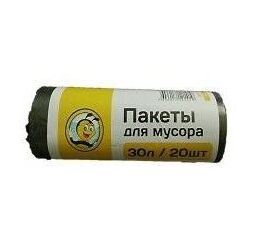 Жу-Жу Пакеты для мусора 30 литров, 20 шт. в рулоне