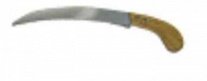 Ножовка садовая серповидная 330 мм. с Деревян ручкой 010207