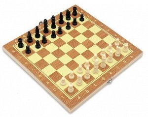 Шахматы Шашки деревянные 2 в 1 Р00037М