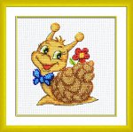 Набор (смешанная техника) Улиточка
