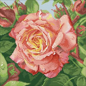 Набор (алмазная мозаика) Чайная роза