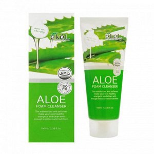 Пенка для умывания с экстрактом алоэ  Aloe Foam Cleanser