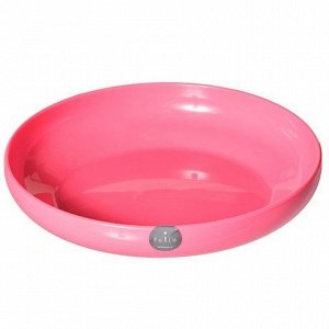 Тарелка Фолио розовая круглая 20см