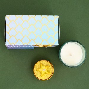 Набор новогодних свечей «Твои желания», аромат ваниль, 3 шт