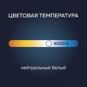 Лампа светодиодная Luazon Lighting, C37, 7 Вт, E14, 630 Лм, 4000 К, дневной свет