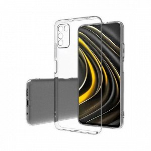 Чехол Xiaomi Redmi 9T/Poco M3 Силикон 2.0mm (прозрачный)