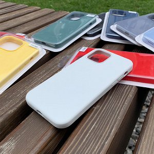 Чехол iPhone 11 Liquid Silicone FULL (белый)