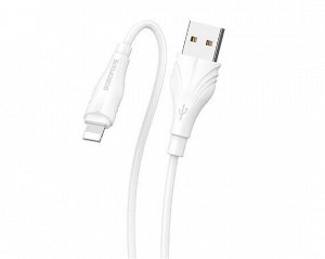 Кабель Borofone BX18 Lightning - USB белый, 1м