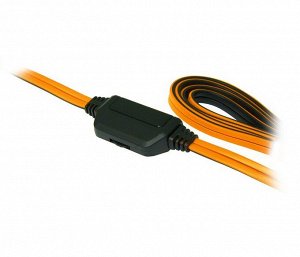 Компьютерная Игровая гарнитура Defender Warhead G-120 черный + оранжевый, кабель 2 м, 64099