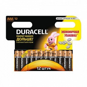 Батарейка AAA Duracell LR03 12-BL, цена за 1 упаковку