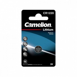 Элемент литиевый Camelion CR1220 (1-BL) цена за штуку
