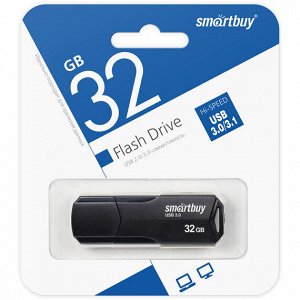 USB Flash 3.1 SmartBuy CLUE 32GB черный, SB32GBCLU-K3