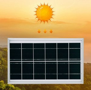 Солнечная панель Solar Panels 6V 3,8W + Светильник 50W