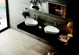 Умывальник накладной CR?O CERAMIQUE HDA053/PU3300, треугольная, 470*350*160***
