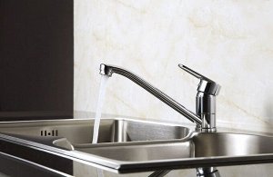 Смеситель для кухни Lemark Point LM0304C, поворотный излив, хром