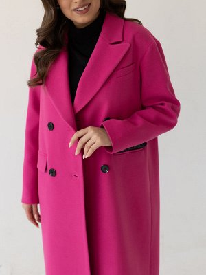 Пальто женское демисезонное 24102 (розовый)