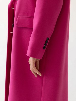 Пальто женское демисезонное 24102 (розовый)