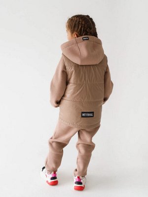 Жилет NOT FOR ALL JUNIOR, капучино