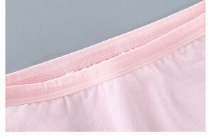 Комплект нижнего белья для девочки (топ+трусы-шортики, цвет белый, принт "надпись")