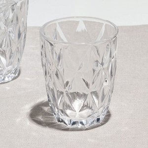 Набор стаканов, стеклянный, d=8 см, h=10 см, 260 мл, 6 шт