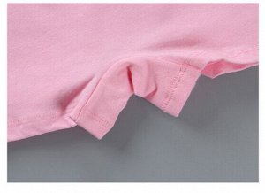 Комплект нижнего белья для девочки (топ + трусики-боксеры, цвет розовый, принт «Smile»)