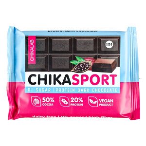 Шоколад CHIKASPORT Dark 100 г 1/4