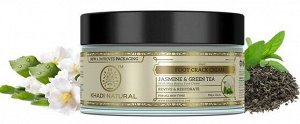 Foot Crack Cream JASMINE & GREEN TEA, Khadi Natural (Крем от трещин стоп ЖАСМИН И ЗЕЛЕНЫЙ ЧАЙ с маслом Ши, Кхади Нэчрл), 50 г.