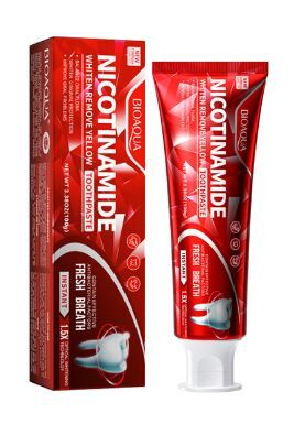 BIOAQUA NICOTINAMIDE TOOTHPASTE зубная паста отбеливающая с ниацинамидом,100г