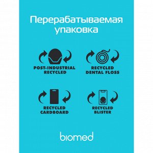 Зубная нить BioMed DentalFloss Мята и юдзу, 50 м