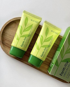 Farm Stay Солнцезащитный Крем С Зеленым Чаем Green Tea Seed Moisture Sun Cream Spf50+ Pa+++