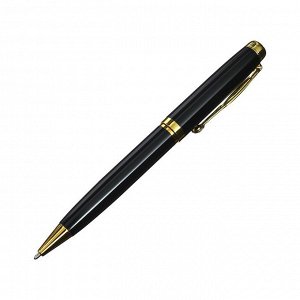 Calligrata Ручка шариковая, подарочная, в кожзам футляре, поворотная, &quot;Файт&quot;, чёрный с золотом