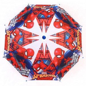 Зонт детский. Человек паук, красный, 8 спиц d=86 см
