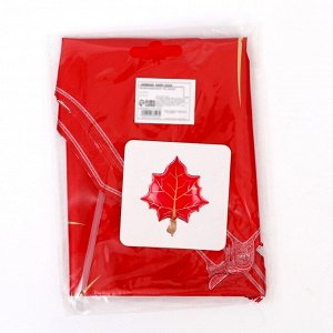 Шар фольгированный 25" «Красный лист»